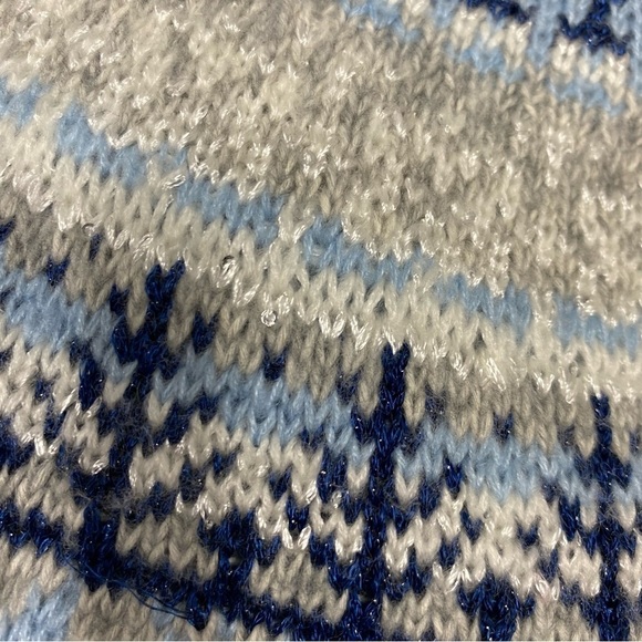 Chicos Cabin Fair Isle Raglan Pullover 16/18 - Picture 5 of 7